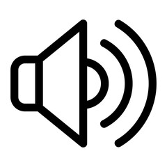 Speaker Line Icon Vector