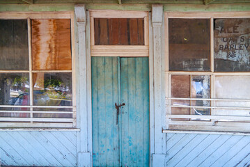 old house front facade and entrance in Penshurst, Australia