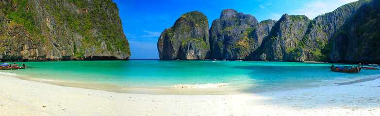 Phi Phi Island panorama shot, Thailand