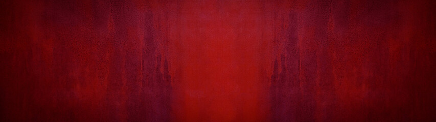 Dark abstract red pink concrete paper texture background banner panorama