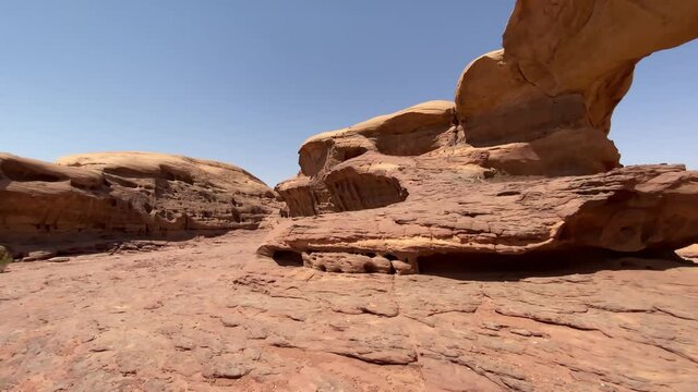 B roll clips of mountain desert of Tabuk in Saudi Arabia