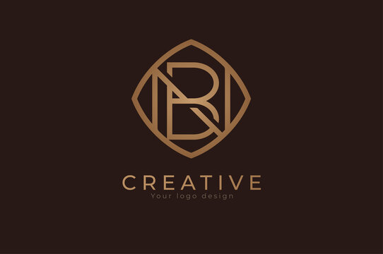 initial letter BN Monogram logo, usable for personal, wedding, branding and business logos, Flat Logo Design Template, vector illustration
