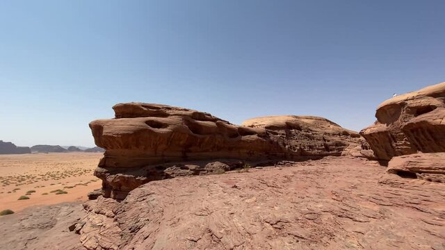 B roll clips of mountain desert of Tabuk in Saudi Arabia