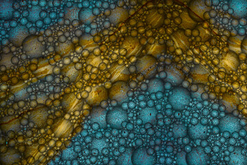 background image with 3d color spheres, illustration design