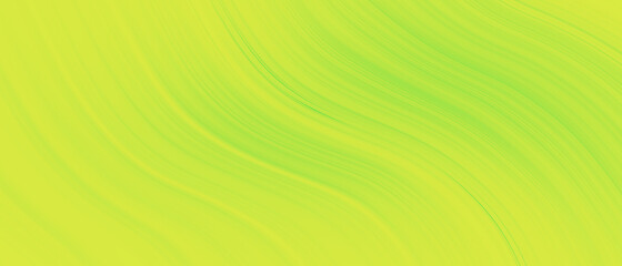 Yellow green waves abstract background