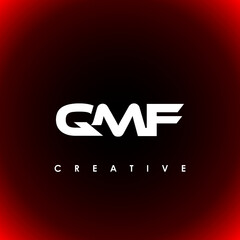 QMF Letter Initial Logo Design Template Vector Illustration