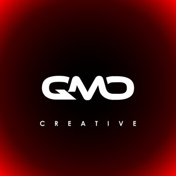 QMO Letter Initial Logo Design Template Vector Illustration