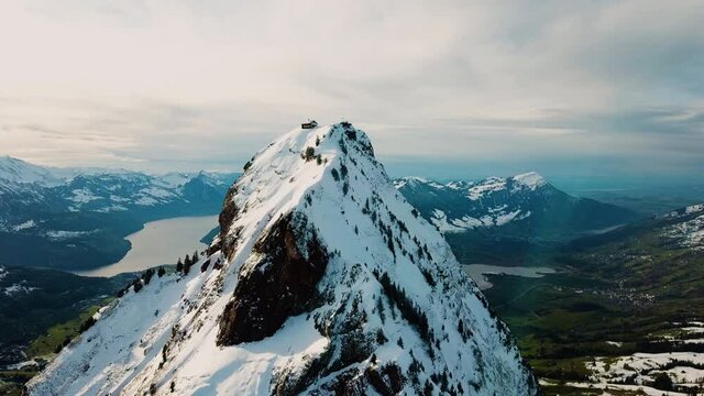 Mythen Drohne Vierwaldst&auml;ttersee Schwyz Lauerzersee
