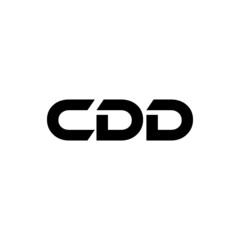 CDD letter logo design with white background in illustrator, vector logo modern alphabet font overlap style. calligraphy designs for logo, Poster, Invitation, etc.
