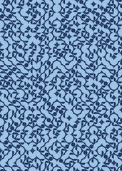 Abstract Geometric Pattern generative computational art illustration