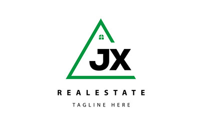 JX creative real estate logo vector