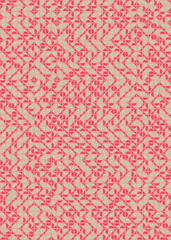 Abstract Geometric Pattern generative computational art illustration