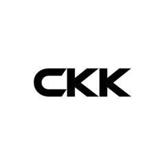 CKK letter logo design with white background in illustrator, vector logo modern alphabet font overlap style. calligraphy designs for logo, Poster, Invitation, etc.