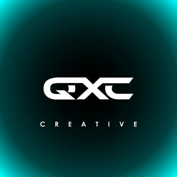 QXC Letter Initial Logo Design Template Vector Illustration