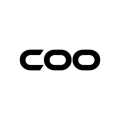COO letter logo design with white background in illustrator, vector logo modern alphabet font overlap style. calligraphy designs for logo, Poster, Invitation, etc. - obrazy, fototapety, plakaty