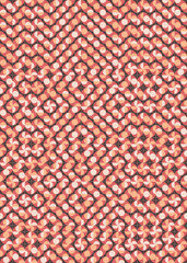 Fototapeta premium Abstract Geometric Pattern generative computational art illustration