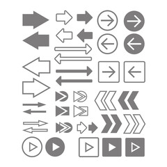 Arrow set icons