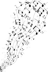 musical notes background 