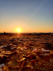 Obraz premium sunset on the beach