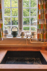 Interior of old vintage traditional Kitchen