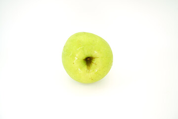 green apple isolated on white