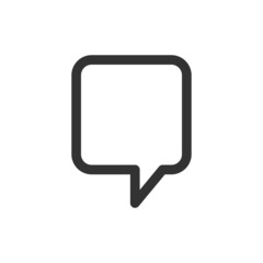 Fototapeta premium Speech bubble icon isolated on white background. Chatting symbol modern, simple, vector, icon for website design, mobile app, ui. Vector Illustration