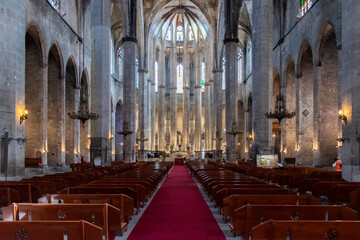 Basilica of Santa Maria del Mar - Barcelona - Spain