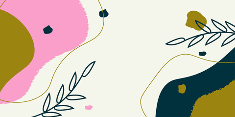 Abstract handrawing background illustration template design