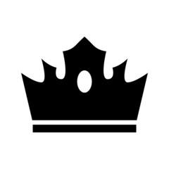 Crown vector icon. King illustration sign. Queen symbol. monarchy mark.