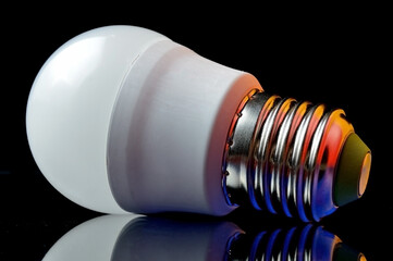 New LED lamp with e14 base. highlighted in different colors.