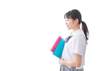 妊婦のエコー画像と笑顔の若いナース