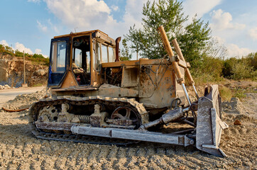 excavator work geology construction industry