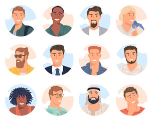 diverse men avatar