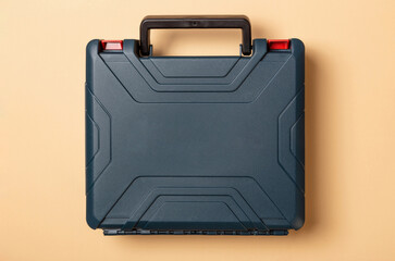 Hard plastic carrying case for tools