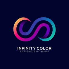 Infinity color gradient modern style