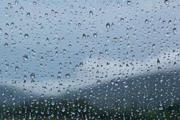 rain drops on window