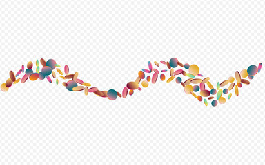 Rainbow Shine Vector Transparent Background.