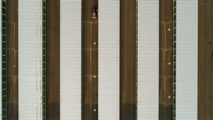 multiple rows of self storage available