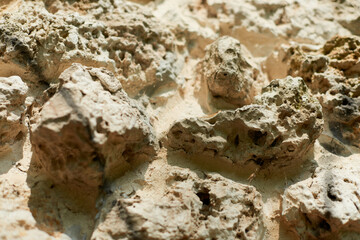 Rock wall texture. Stone wall background for design or illustration