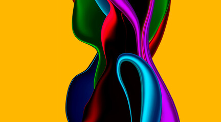 Creative painting colorful abstract on background, Abstract color  background design,