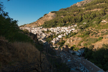 rural village between the mountains