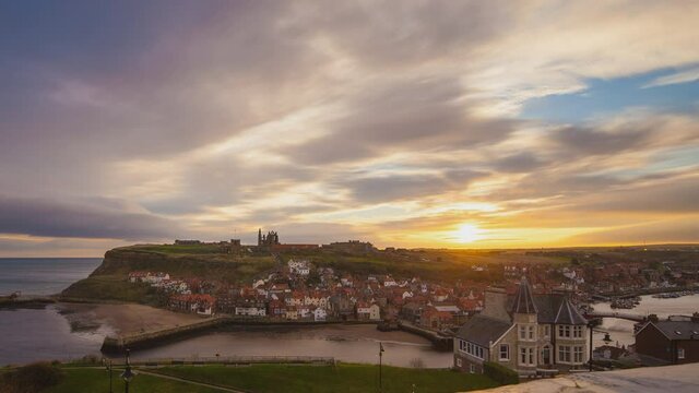 Sunrise over Whitby