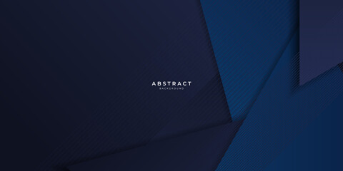 Modern navy blue background with abstract shape 