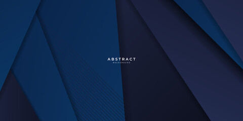 Blue abstract polygon 3d geometric background