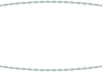 チェーンのフレームイラスト素材