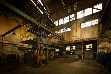 old abandoned factory