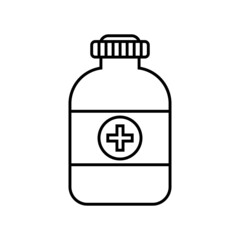 Medical icons, vector illustration in flat style. Medecine and Health flat icons. Health care medical sign icons – for stock. Outline, minimal.