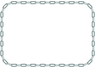 チェーンのフレームイラスト素材