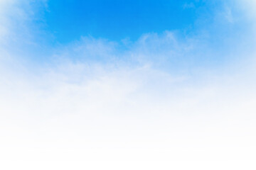 Naklejka na ściany i meble Blue sky and bright clouds at Jeju Island, Korea