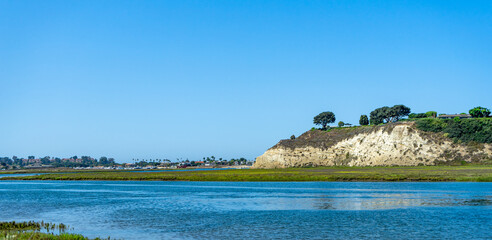 View of Newport Back Bay in Newport Beach, California